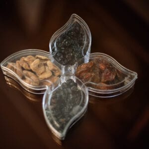 Disposable tableware Lightning flower design reception box